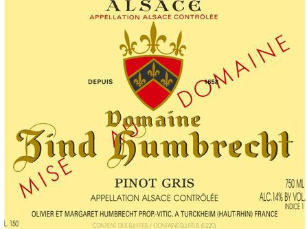 Domaine Zind-Humbrecht Pinot Gris
