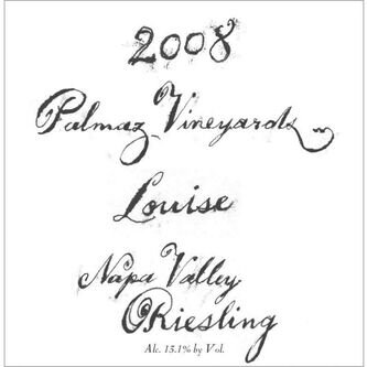 Palmaz Vineyards Louise Riesling Napa Valley