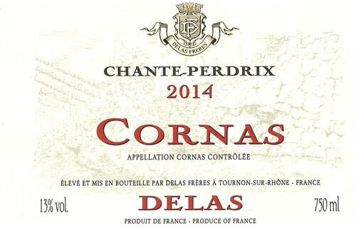 Delas Freres Cornas Chante Perdrix