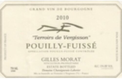 Gilles Morat Pouilly-Fuisse Terroirs de Vergisson