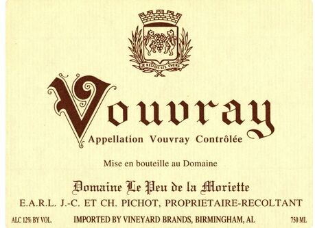 Domaine Pichot Vouvray Domaine Le Peu De la Moriette