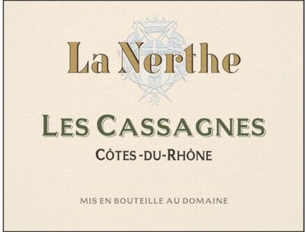Chateau la Nerthe Cotes du Rhone Les Cassagnes Blanc