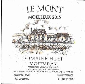 Domaine Huet Vouvray Le Mont Moelleux