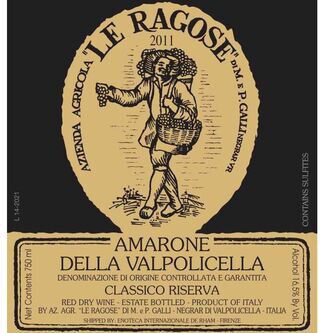 Le Ragose Amarone della Valpolicella Classico Riserva