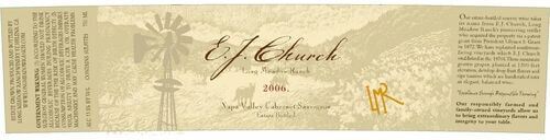Long Meadow Ranch E. J. Church Reserve Cabernet Sauvignon