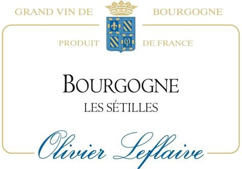 Olivier Leflaive Les Setilles Bourgogne Blanc