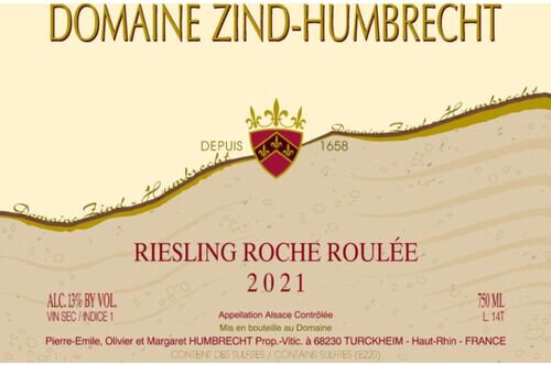 Domaine Zind-Humbrecht Riesling Roche Roulee
