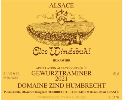 Domaine Zind-Humbrecht Gewurztraminer Clos Windsbuhl