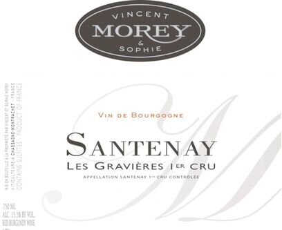 Vincent & Sophie Morey Santenay 1er Cru Les Gravieres