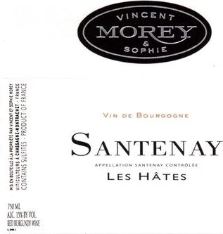 Vincent & Sophie Morey Santenay Les Hates