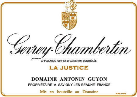 Domaine Antonin Guyon Gevrey-Chambertin La Justice