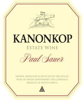 Kanonkop Paul Sauer Simonsberg-Stellenbosch