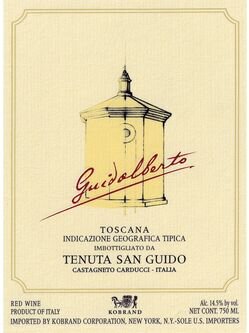 Tenuta San Guido Guidalberto Toscana IGT