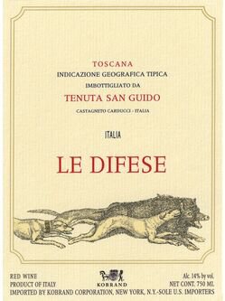 Tenuta San Guido Toscana Le Difese