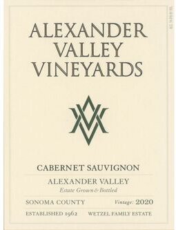 Alexander Valley Vineyards Organically Grown Cabernet Sauvignon