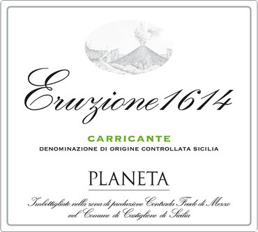 Planeta Eruzione 1614 Carricante Sicilia DOC