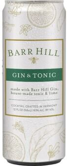 Barr Hill Gin & Tonic Cocktail