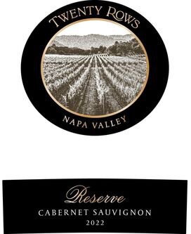 Twenty Rows Cabernet Sauvignon Reserve Napa Valley