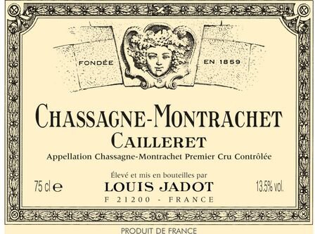 Louis Jadot Chassagne-Montrachet 1er Cru Cailleret