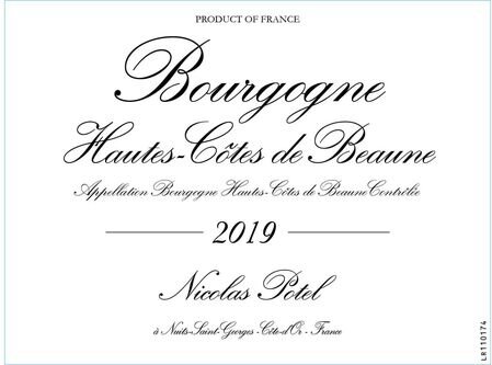 Nicolas Potel Bourgogne Hautes Cotes de Beaune Vieilles Vignes