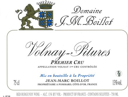 Jean-Marc Boillot Volnay 1er Cru Pitures