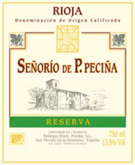 Bodegas Hermanos Pecina Senorio de P. Pecina Rioja Reserva