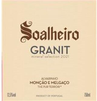 Quinta de Soalheiro Vinho Verde Alvarinho Granit Mineral Selection
