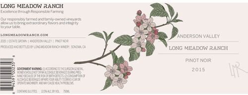 Long Meadow Ranch Pinot Noir