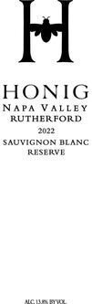 Honig Sauvignon Blanc Reserve Rutherford