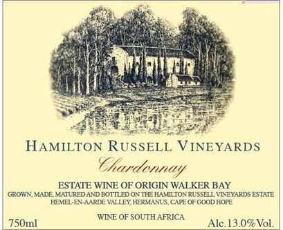 Hamilton Russell Vineyards Chardonnay Walker Bay