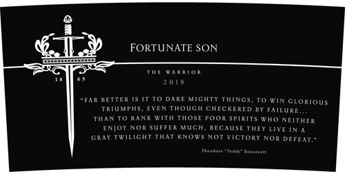 Fortunate Son The Warrior Napa Valley