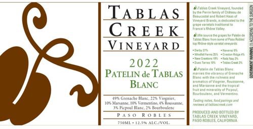 Tablas Creek Patelin de Tablas Blanc