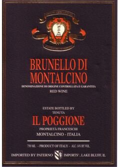 Il Poggione Brunello di Montalcino DOCG