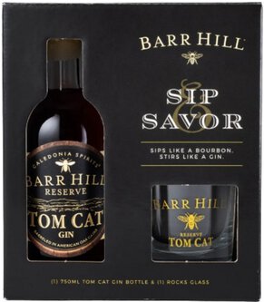 Barr Hill Reserve Tom Cat Barrel Aged Gin (w/ Glassware)
