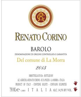 Renato Corino Barolo Del Comune di La Morra