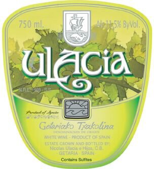 Ulacia Txakoli de Getaria Bianco