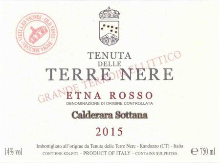 Tenuta delle Terre Nere Etna Rosso Calderara Sottana