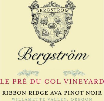Bergstrom Le Pre du Col Vineyard Pinot Noir