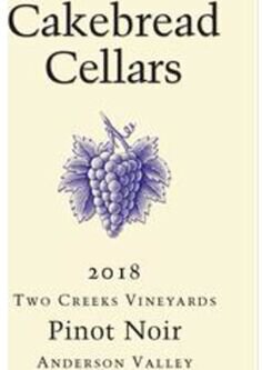 Cakebread Cellars Two Creeks Vineyards Pinot Noir