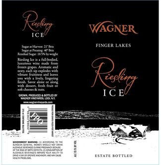 Wagner Vineyards Icewine Riesling
