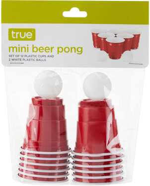 True Mini Beer Pong Set