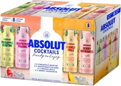 Absolut Cocktails Variety Pack