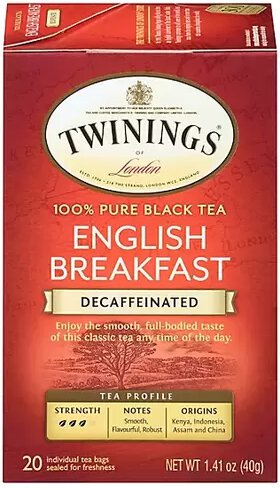 Twinings English Breakfast Black Tea Bags