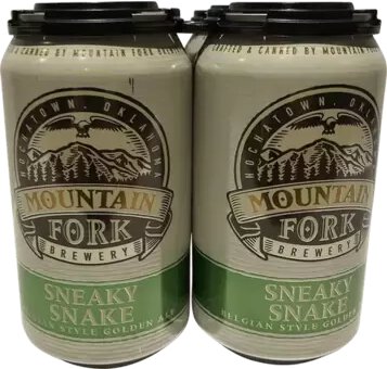 Mountain Fork Brewery Sneaky Snake Can