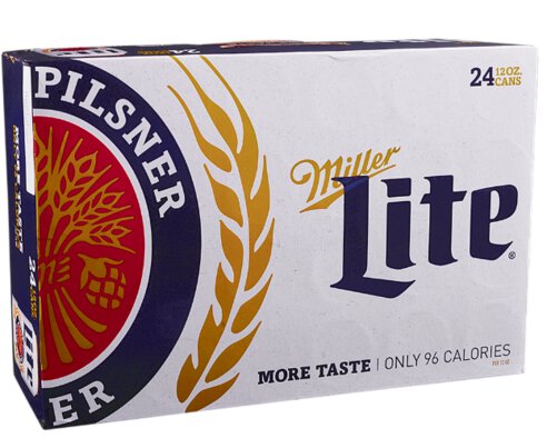 Miller Lite Cans