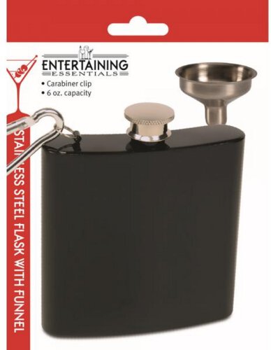Flask with Carabiner 6oz