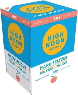 High Noon Peach Vodka Hard Seltzer