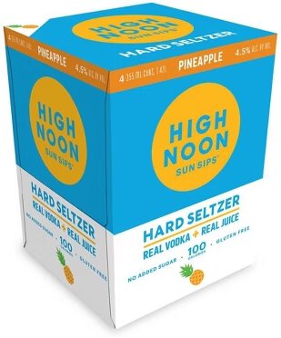 High Noon Pineapple Vodka Hard Seltzer