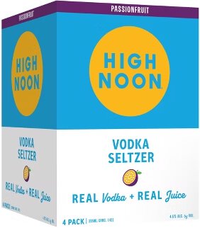 High Noon Passionfruit Vodka & Soda