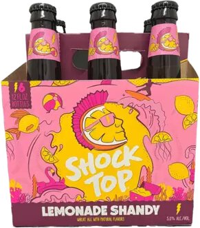 Shock Top Lemonade Shandy 4/6/12oz Btl